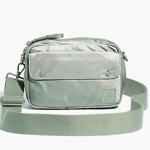 Madewell | Resourced Nylon Camera Bag Frosted Willow Green Crossbody